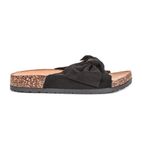 Zapatillas negras con lazo Sunny negro