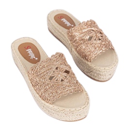 Zapatillas rosas en la plataforma Sudden Draft rosado