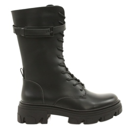 Botas altas para mujeres Sergio Leone TR745 Negro