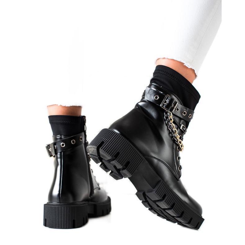 Seastar Trabajadores con cadenas de moda negro Seastar Trabajadores con cadenas de moda negro