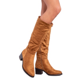 Botas VINCEZA camel marrón
