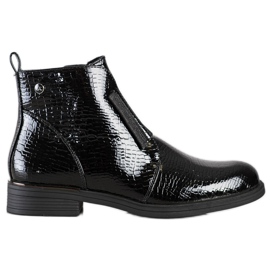 Botas negras de moda de Sergio Leone negro