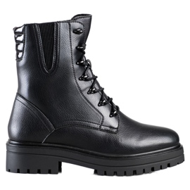 Botas con cordones de Workery Sergio Leone negro
