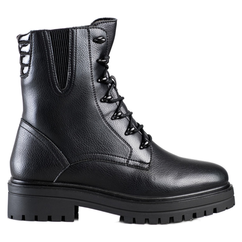 Botas con cordones de Workery Sergio Leone negro