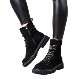 Goodin Botas de gamuza Trapper negro Goodin Botas de gamuza Trapper negro
