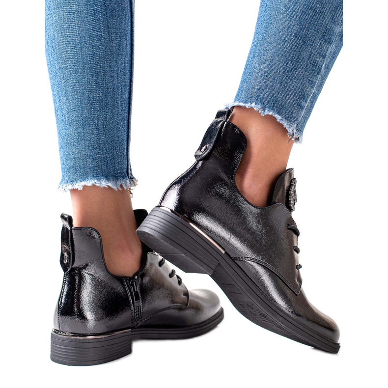 Botas cortas con aislamiento Sergio Leone negro