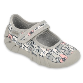Calzado infantil befado speedy 109P241 rosado gris