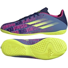 Botas de fútbol Adidas X Speedflow Messi.4 In M FY6921 azul marino multicolor azul marino