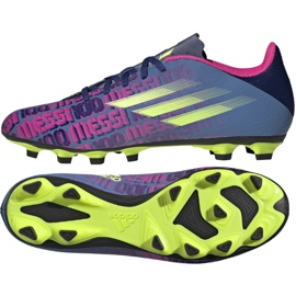 Botas de fútbol adidas X Speedflow Messi.4 FxG M FY6923 azul marino multicolor azul marino