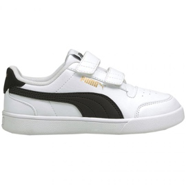 Puma Shuffle V Ps Jr 375689 02 blanco negro