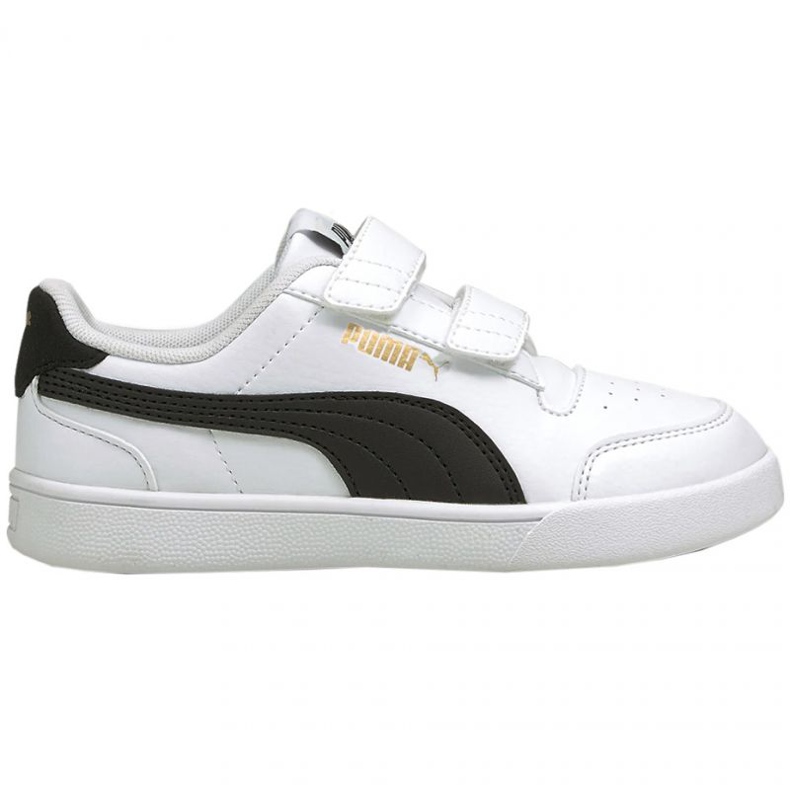 Puma Shuffle V Ps Jr 375689 02 blanco negro