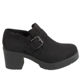 Zapatos de tacón de mujer negros 8B916 Negro