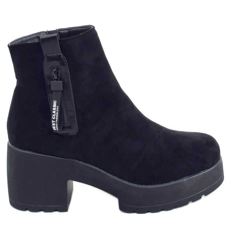 Black TX-1858-1 Botas negras con plataforma negro Black TX-1858-1 Botas negras con plataforma negro