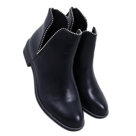 Botas negras con corte Y8191 Black negro