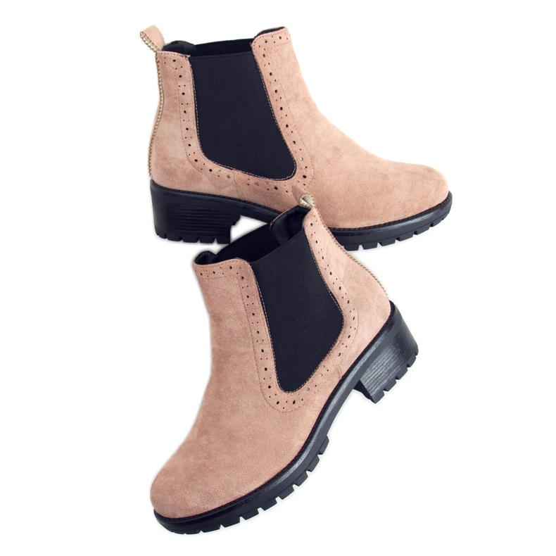 Botas beige para mujer XJ-61 Beige Botas beige para mujer XJ-61 Beige