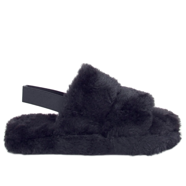 Zapatilla piel mujer negra N-92 Black negro