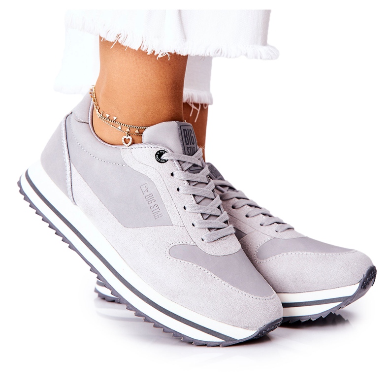 Zapatos Deportivos Memory Foam Big Star II274219 Gris