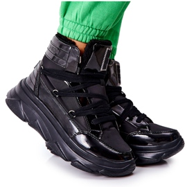 Botas de nieve cálidas Big Star II274311 Black negro
