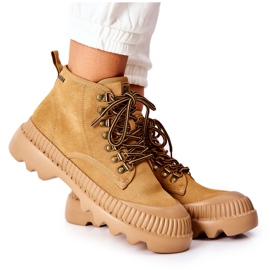 Botas Trappers de Piel Big Star II274366 Camel marrón