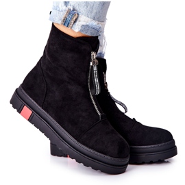 PS1 Botas de mujer en la plataforma Charlee negra negro