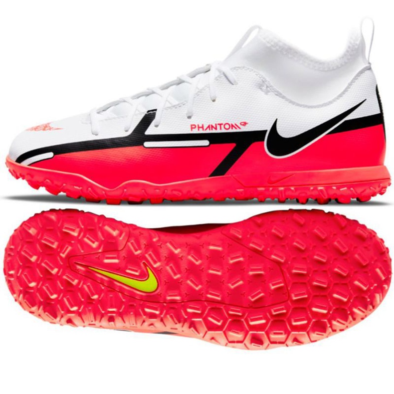Calzado de fútbol Nike Phantom GT2 Club Dynamic Fit Tf Jr DC0826 167 multicolor blanco Calzado de fútbol Nike Phantom GT2 Club Dynamic Fit Tf Jr DC0826 167 multicolor blanco