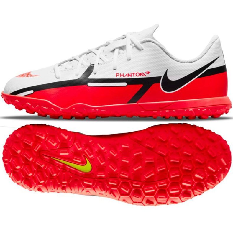 Calzado de fútbol Nike Phantom GT2 Club Tf Jr DC0827 167 multicolor blanco Calzado de fútbol Nike Phantom GT2 Club Tf Jr DC0827 167 multicolor blanco