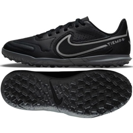 Zapatos de fútbol Nike Tiempo Legend 9 Club Tf Jr DA1334 004 negro negro