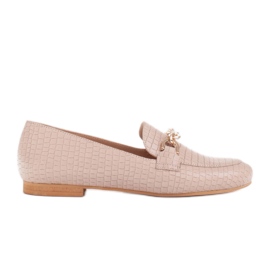 Marco Shoes Bailarinas con cadena de oro beige Marco Shoes Bailarinas con cadena de oro beige
