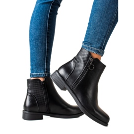 TRENDI Botas negras de moda negro