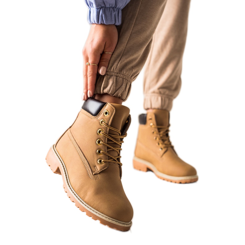 Diamantique Tramperos marrones clásicos marrón amarillo Diamantique Tramperos marrones clásicos marrón amarillo