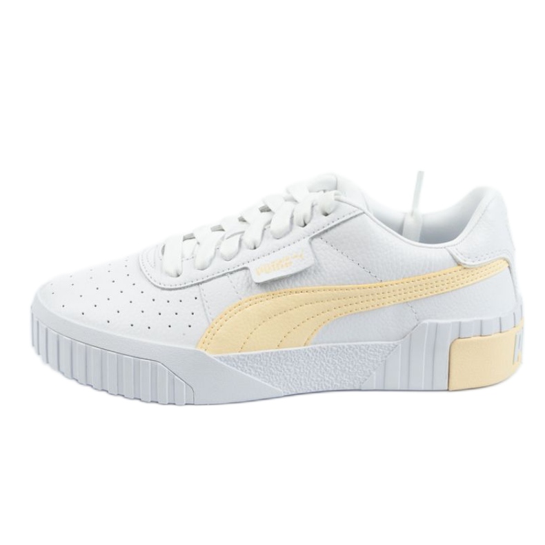 Zapatillas Puma Cali W 369155 30 blanco amarillo
