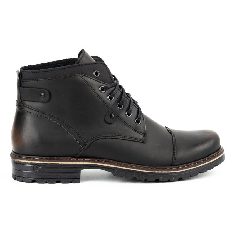 Polbut Zapatos de invierno para hombre C15F kabir marrón negro