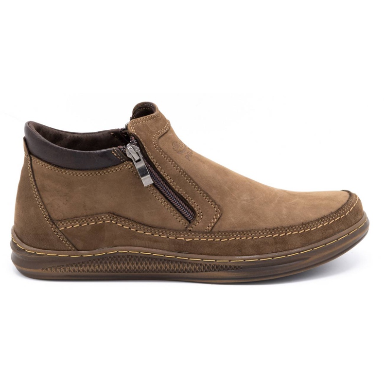 Polbut Botas de invierno de hombre marrón K30F