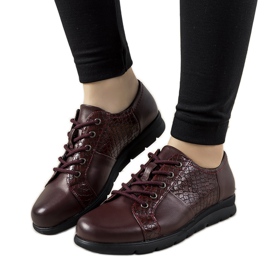 Zapatos de mujer granate de Olmos rojo