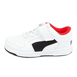 Puma Rebound Jr 370493 01 blanco negro Puma Rebound Jr 370493 01 blanco negro