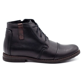 Joker Zapatos de hombre negro invierno 315J