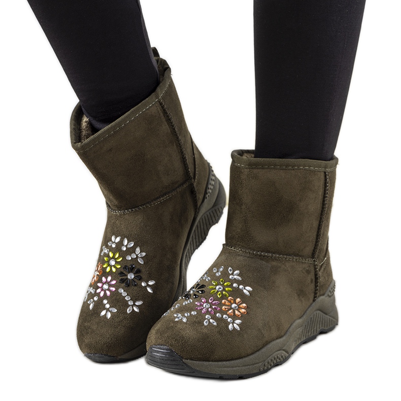 Botas de nieve de mujer Arana verde