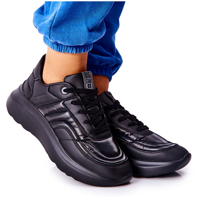 Zapatos deportivos de mujer Memory Foam Big Star II274332 Negro Zapatos deportivos de mujer Memory Foam Big Star II274332 Negro