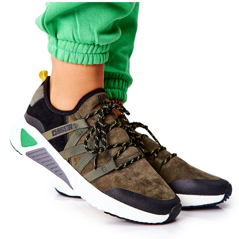 Zapatos Deportivos Memory Foam Big Star II274308 Khaki negro caqui