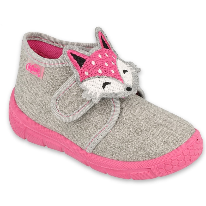Calzado infantil befado 538P053 rosado gris