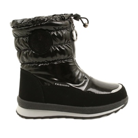 Botas de nieve para niños Miss Evento 21DZ23-4324 Negro