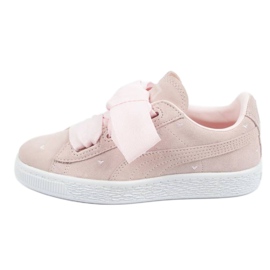 Puma Suede Heart Jr 365136 03 rosa