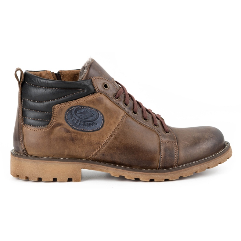 Olivier Botas de invierno de hombre marrón claro 865MP