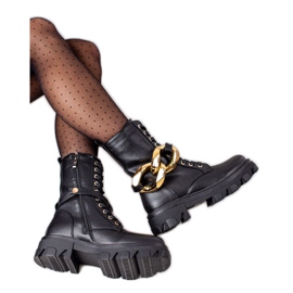 S. BARSKI Botas Workery Z Ozdobie S.BARSKI negro