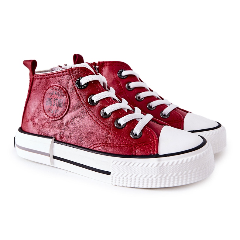 Zapatillas altas para niños Big Star II374005 Rojo