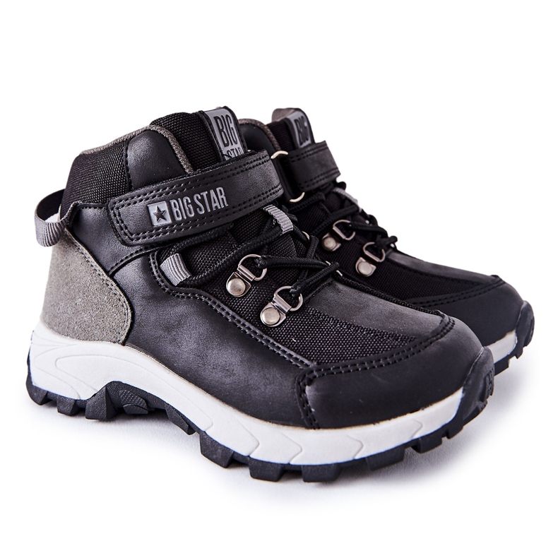 Zapatos Trekking Niños Negras Big Star II374100 negro