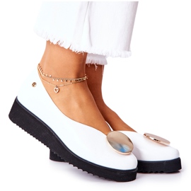 Bailarinas Con Plataforma Maciejka Blanco 5315B-11