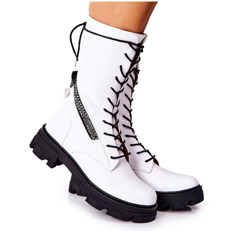Botas Glany Sergio Leone TR747 Blanco
