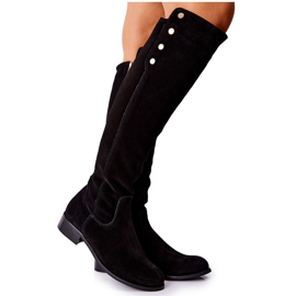 Lewski Shoes Botas de Piel Ante Lewski 2840 Negro