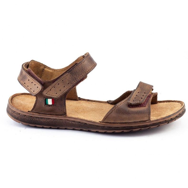 Sandalias hombre piel Komodo 881K marrón